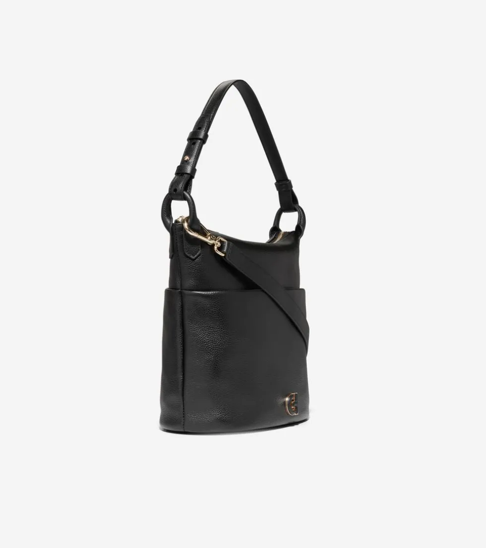 essential_soft_bucket_bag_2.webp Cole Haan Shoulder Bags*Essential Soft Bucket Bag Black