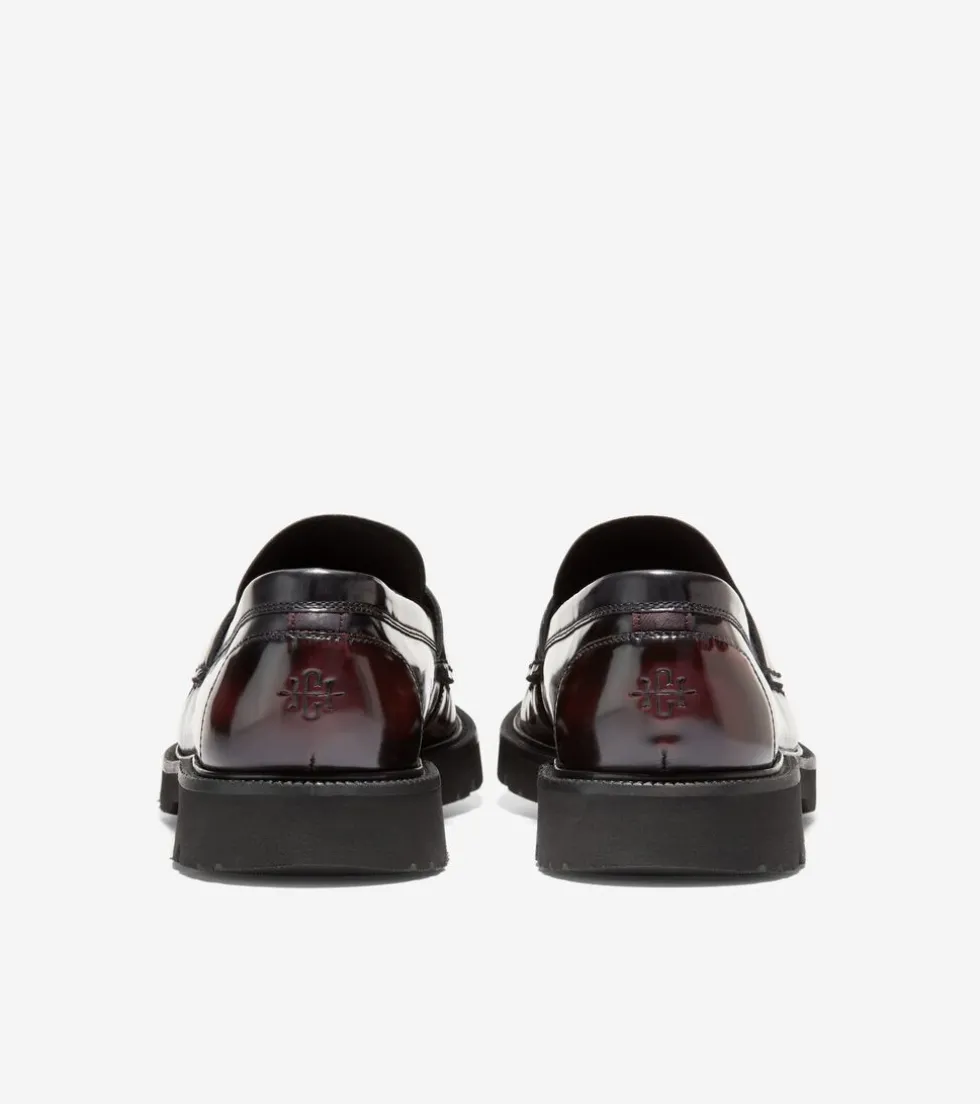 mens_american_classics_penny_loafer_5-2.webp Cole Haan Extended Sizes & Widths | Dress Shoes*Men's American Classics Penny Loafer DeepBurgundy-Black
