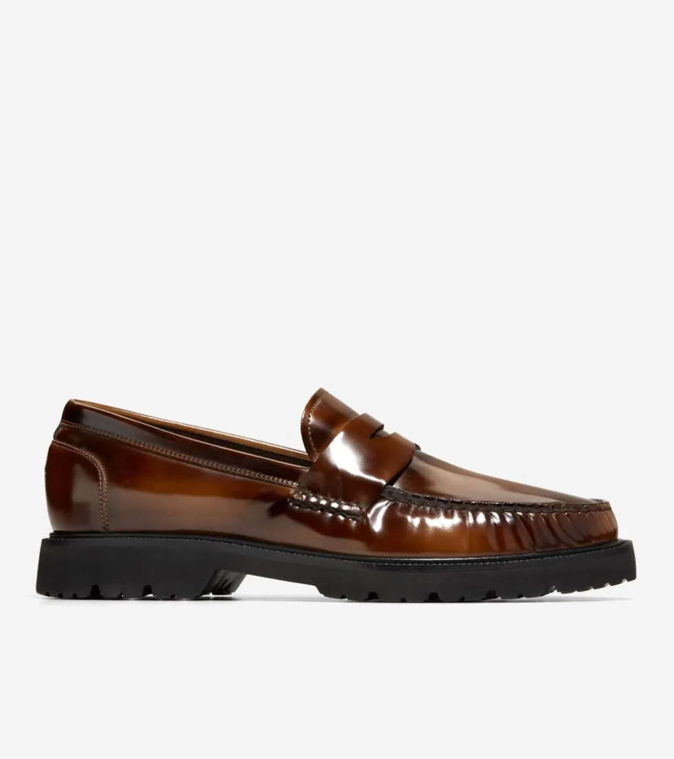 Cole Haan Extended Sizes & Widths | Loafers & Drivers*Men's American Classics Penny Loafers DarkChocolateBrush-Off-Black