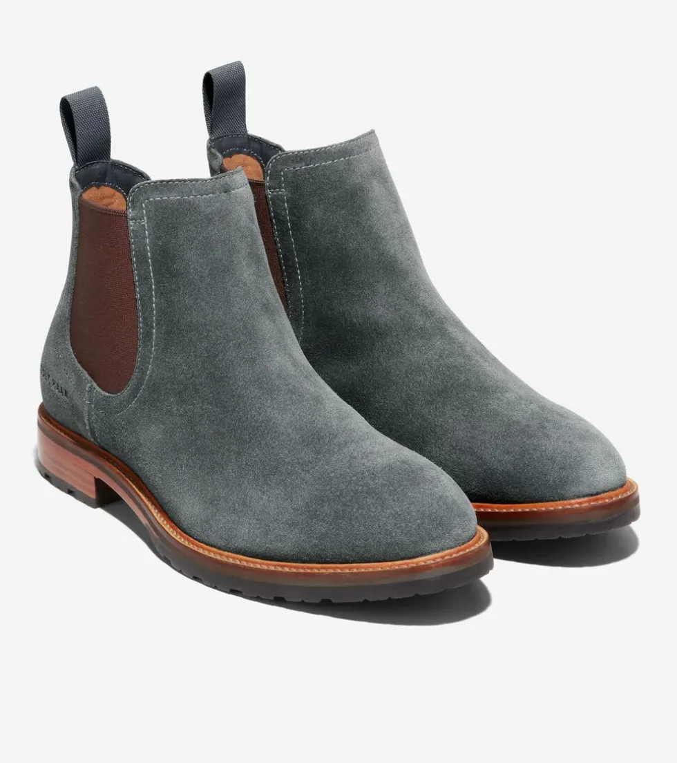 mens_berkshire_lug_waterresistant_chelsea_boots_4.webp Cole Haan Dress Shoes | Boots*Men's Berkshire Lug Water-Resistant Chelsea Boots TurbulenceSuede-Natural