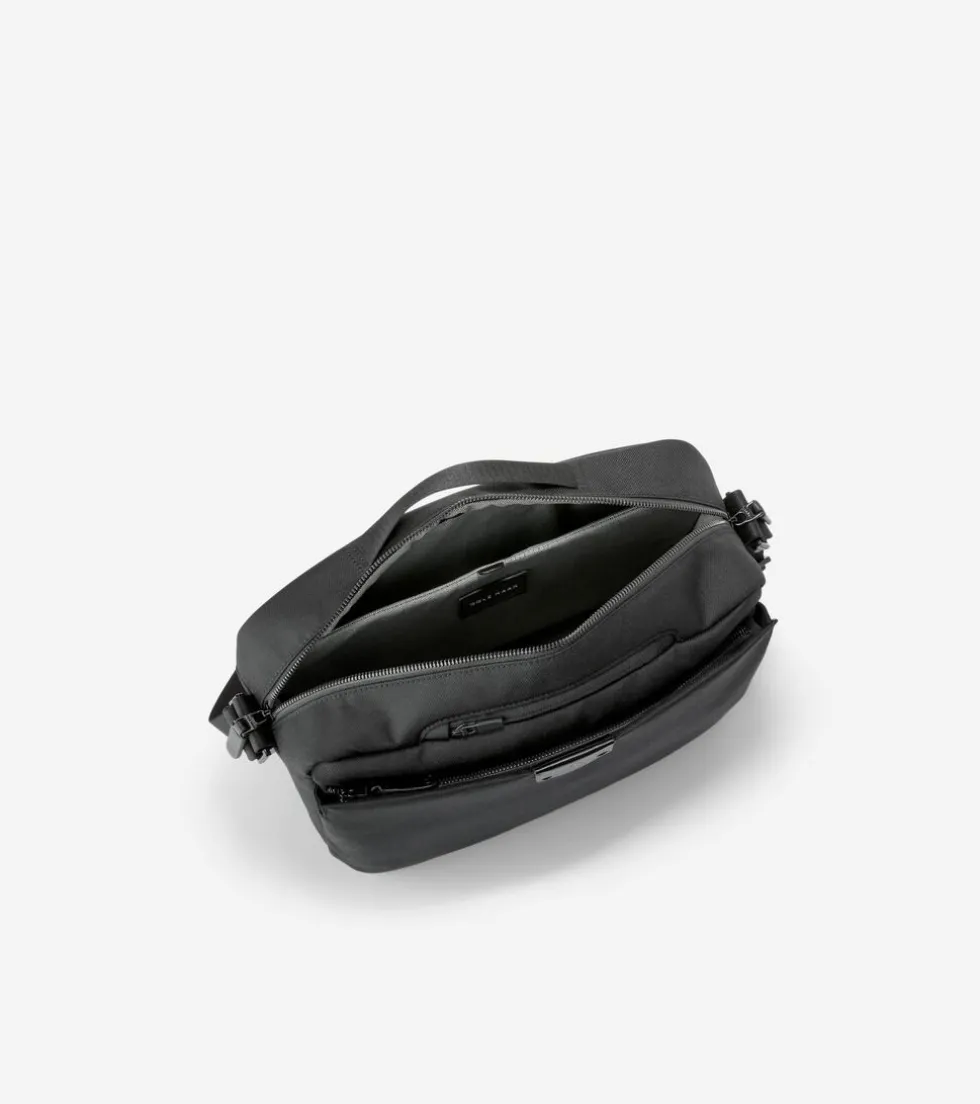mens_central_compact_messenger_bag_3.webp Cole Haan Messenger Bags & Sling Bags*Men's Central Compact Messenger Bag Black