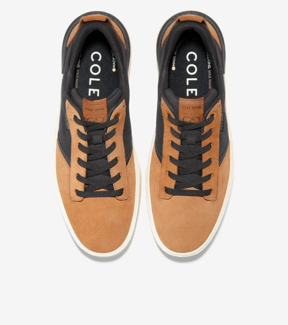 mens_grandproslash_crew_sneakers_3-1.webp Cole Haan Sneakers*Men's GrandPrø Crew Sneakers Black-GoldenToffee-Ivory
