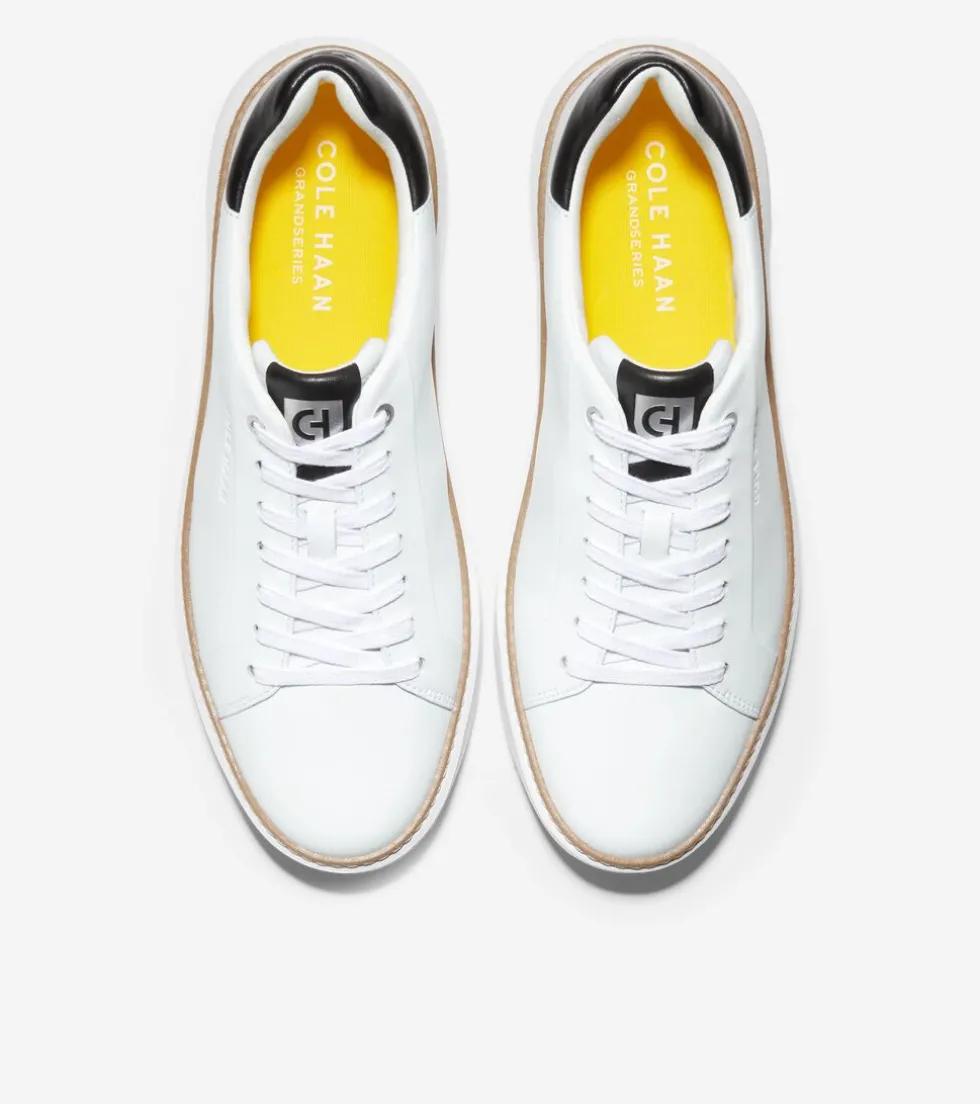 mens_grandproslash_topspin_sneakers_4-5.webp Cole Haan Extended Sizes & Widths | Sneakers*Men's GrandPrø Topspin Sneakers OpticWhite-Black