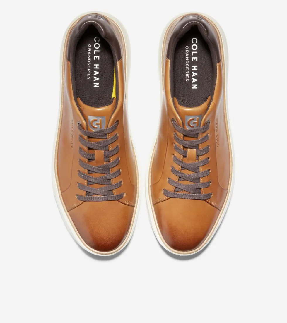 mens_grandproslash_topspin_sneakers_5-9.webp Cole Haan Extended Sizes & Widths | Sneakers*Men's GrandPrø Topspin Sneakers BritishTan