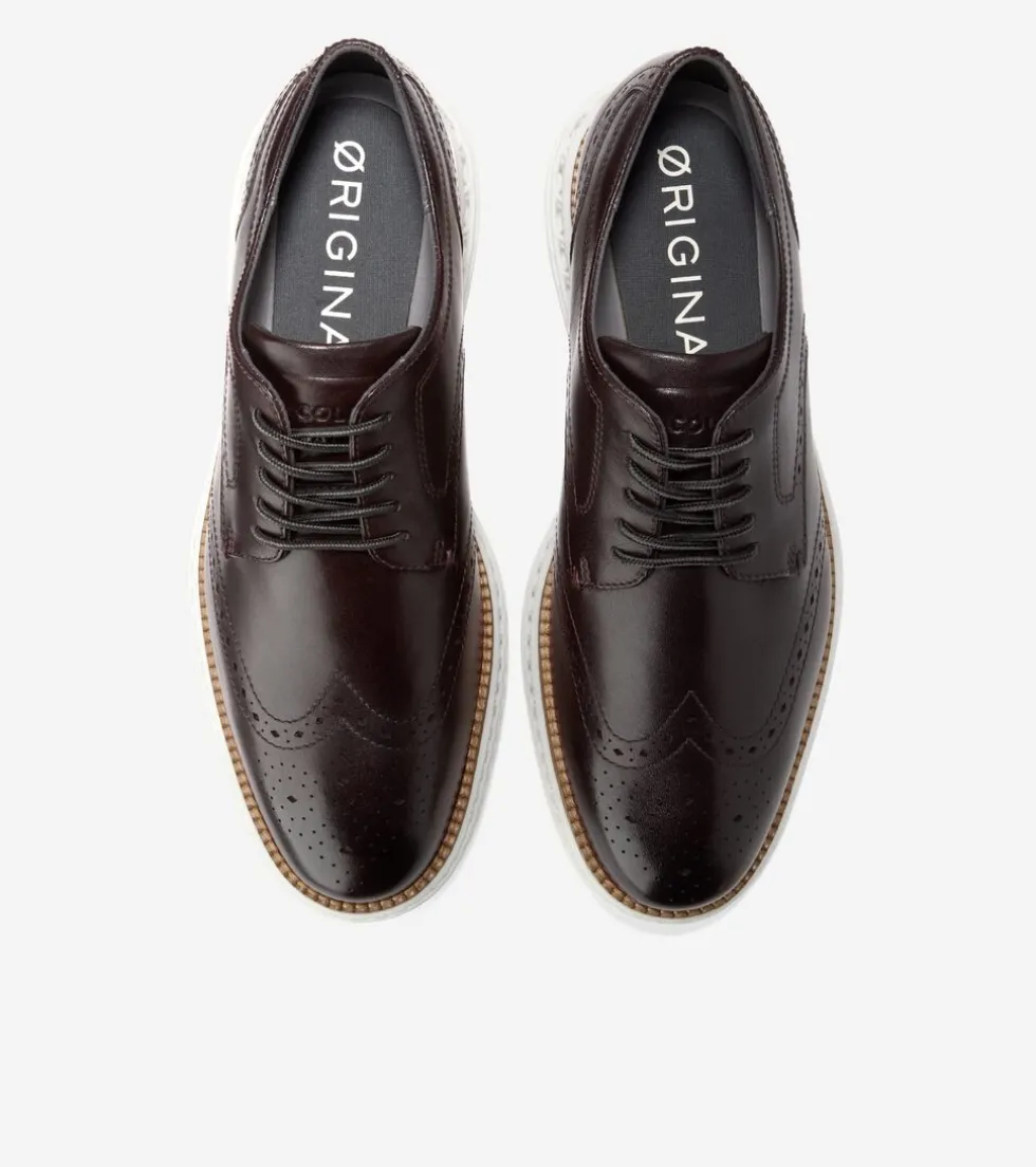 mens_oslashriginalgrand__wingtip_oxfords_3.webp Cole Haan Dress Shoes | Oxfords*Men's ØriginalGrand 2.0 Wingtip Oxfords DarkChocolate-White