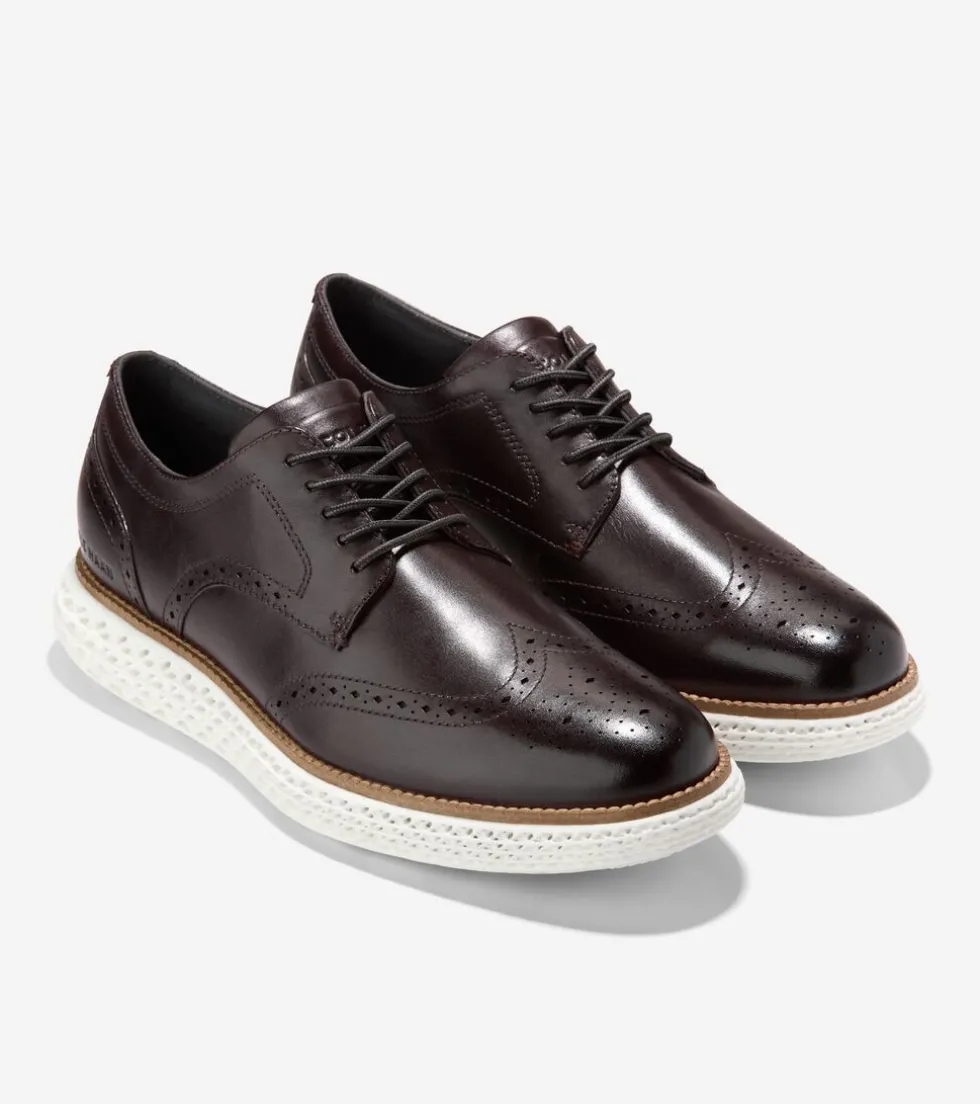 mens_oslashriginalgrand__wingtip_oxfords_4.webp Cole Haan Dress Shoes | Oxfords*Men's ØriginalGrand 2.0 Wingtip Oxfords DarkChocolate-White