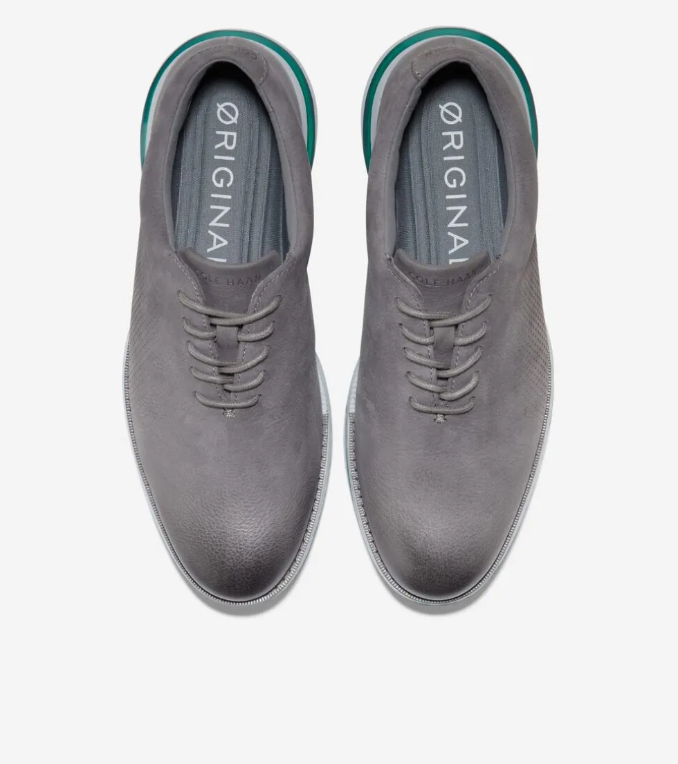 mens_oslashriginalgrand_energy_twin_oxfords_3-2.webp Cole Haan Dress Shoes | Oxfords*Men's ØriginalGrand Energy Twin Oxfords TornadoNubuck-Aventurine-HarborMist
