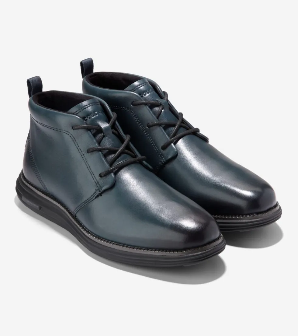 mens_oslashriginalgrand_remastered_waterproof_chukka_boots_4.webp Cole Haan Dress Shoes | Boots*Men's ØriginalGrand Remastered Waterproof Chukka Boots Blueberry-Pavement-Black