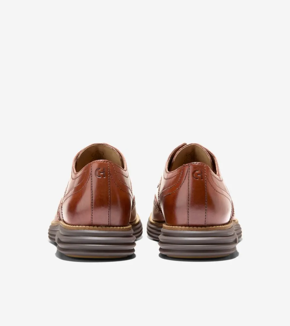 mens_oslashriginalgrand_remastered_wingtip_oxfords_2-4.webp Cole Haan Extended Sizes & Widths | Dress Shoes*Men's ØriginalGrand Remastered Wingtip Oxfords Woodbury-Java