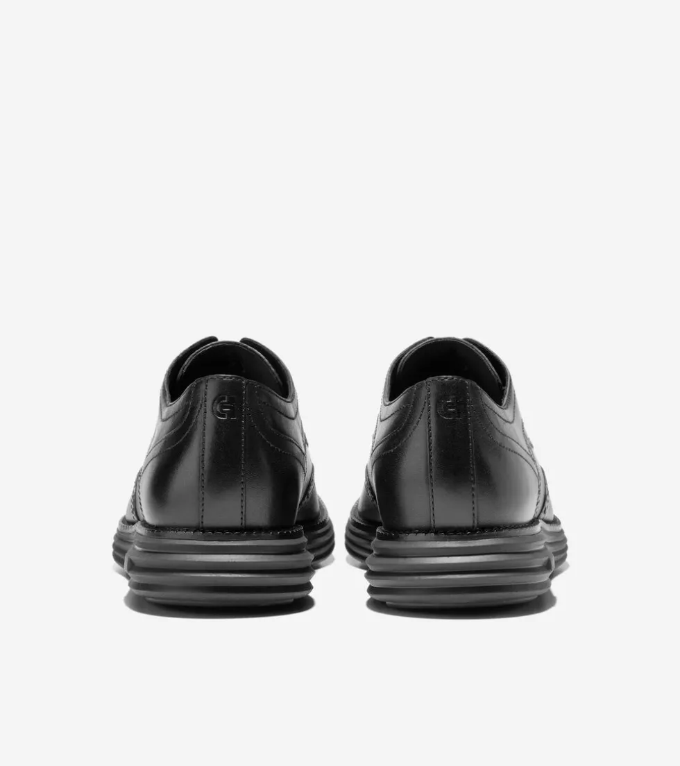 mens_oslashriginalgrand_remastered_wingtip_oxfords_2-5.webp Cole Haan Extended Sizes & Widths | Dress Shoes*Men's ØriginalGrand Remastered Wingtip Oxfords Black