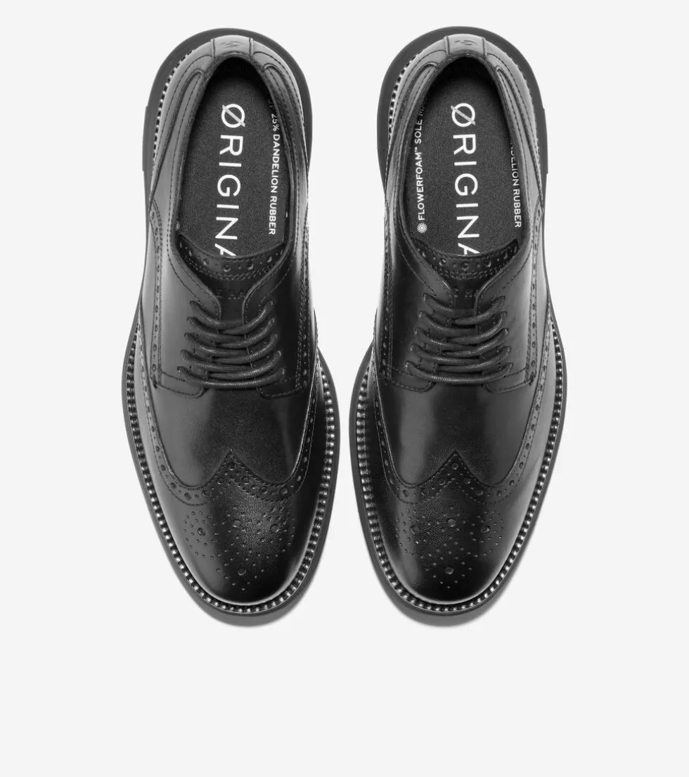 mens_oslashriginalgrand_remastered_wingtip_oxfords_3-5.webp Cole Haan Extended Sizes & Widths | Dress Shoes*Men's ØriginalGrand Remastered Wingtip Oxfords Black