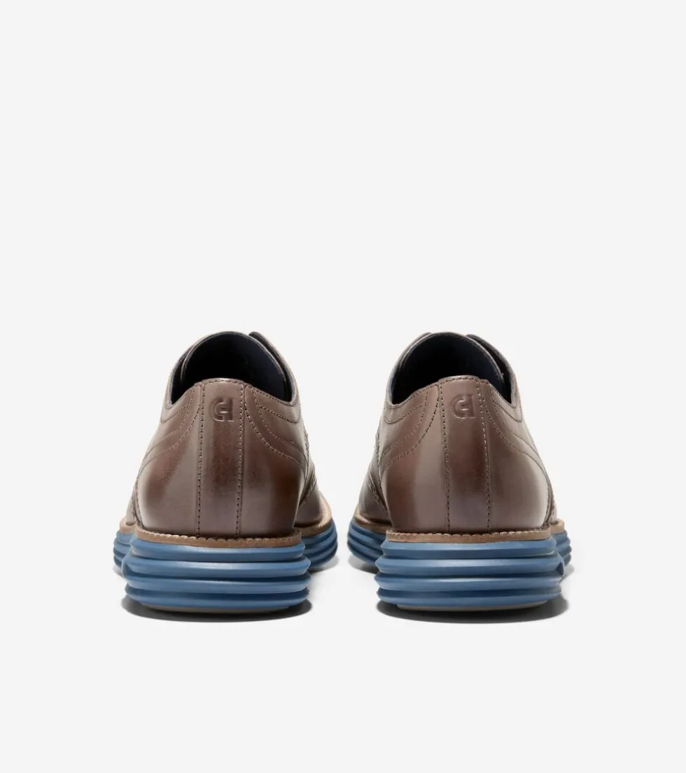 mens_oslashriginalgrand_remastered_wingtip_oxfords_3-7.webp Cole Haan Extended Sizes & Widths | Dress Shoes*Men's ØriginalGrand Remastered Wingtip Oxfords Lava-Blueberry