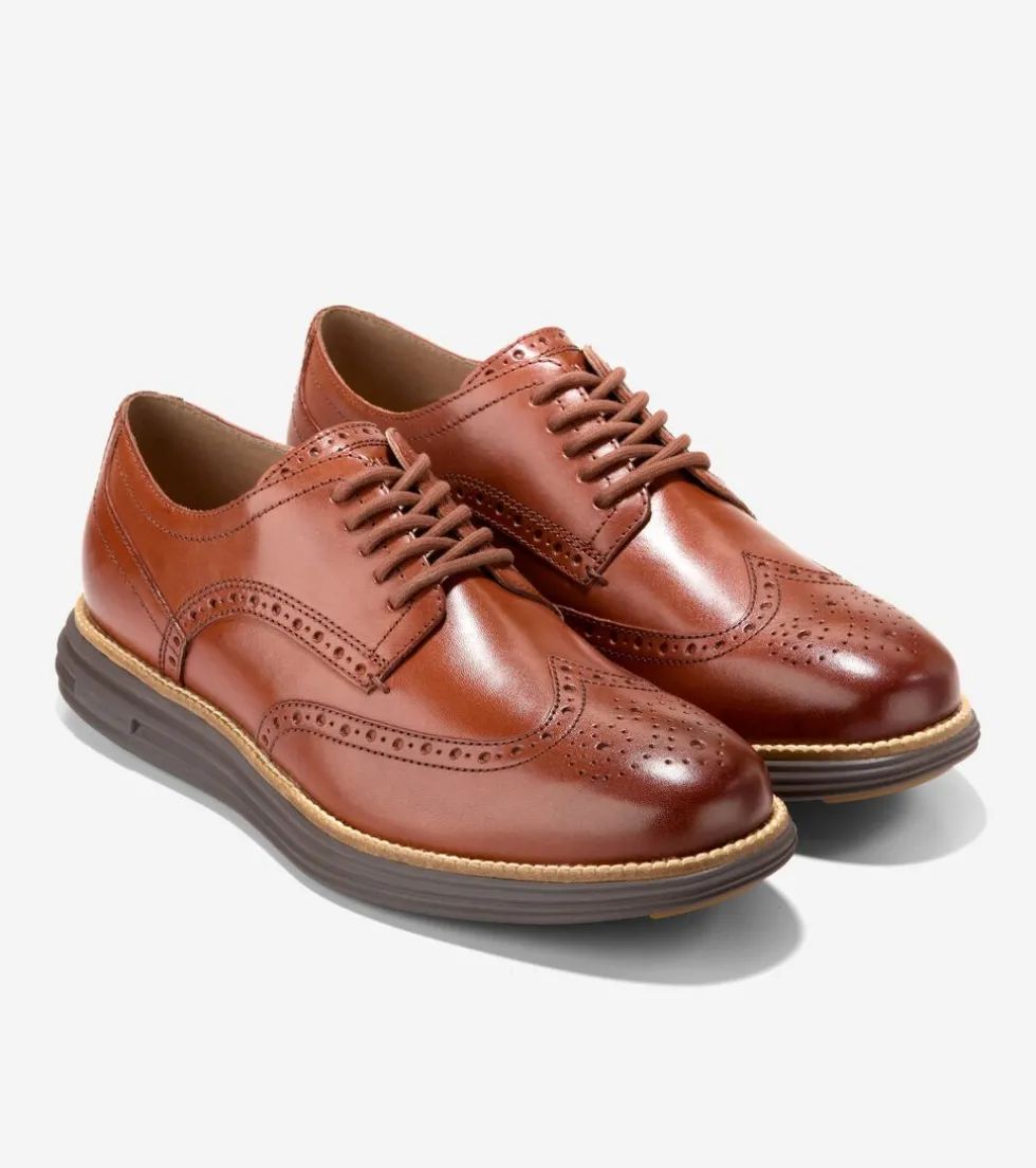 mens_oslashriginalgrand_remastered_wingtip_oxfords_4-4.webp Cole Haan Extended Sizes & Widths | Dress Shoes*Men's ØriginalGrand Remastered Wingtip Oxfords Woodbury-Java