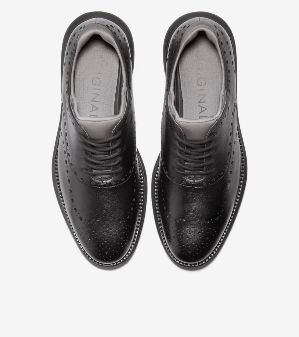 mens_oslashriginalgrand_ultra_waterproof_wingtip_oxfords_3.webp Cole Haan Dress Shoes | Oxfords*Men's ØriginalGrand Ultra Waterproof Wingtip Oxfords Black-Pavement