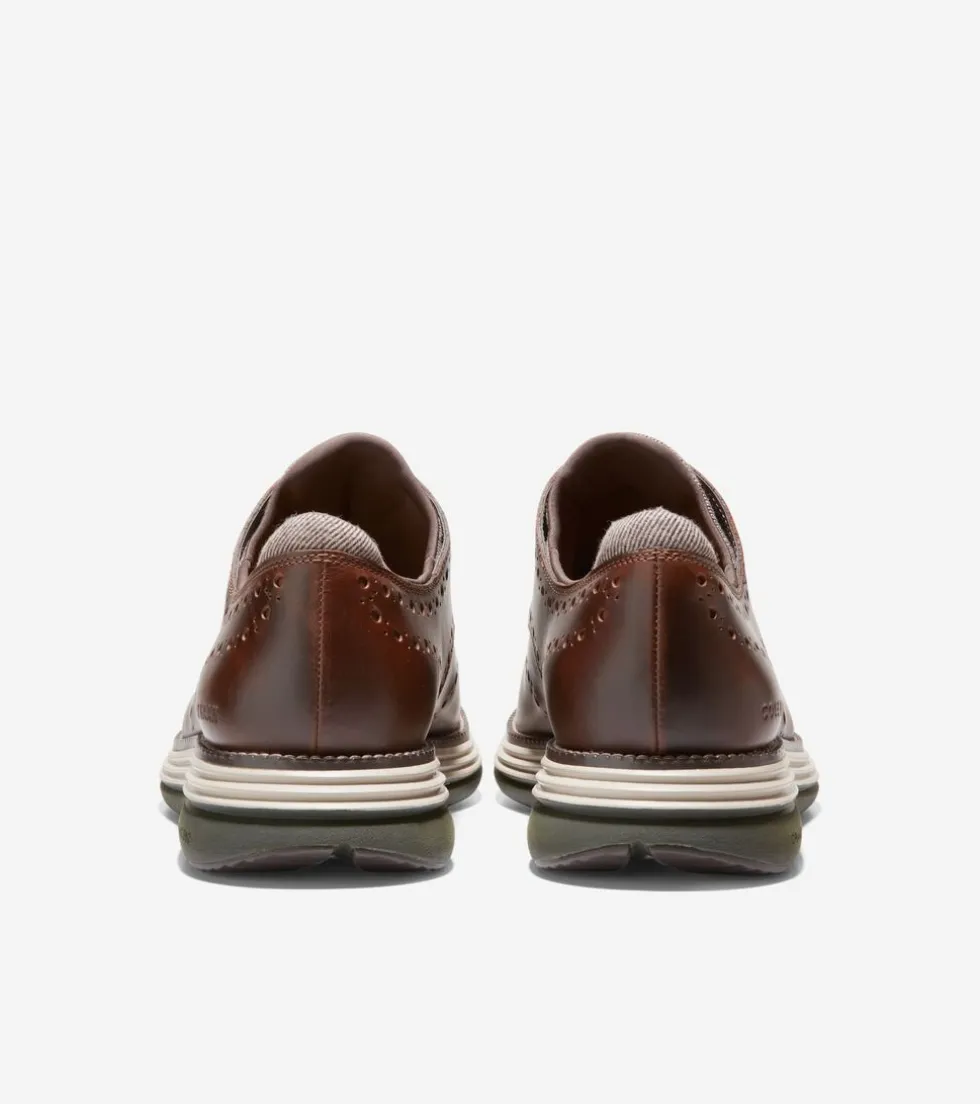 mens_oslashriginalgrand_ultra_wingtip_oxfords_2-4.webp Cole Haan Dress Shoes | Oxfords*Men's ØriginalGrand Ultra Wingtip Oxfords Earthen-DoveGray-RosinGreen
