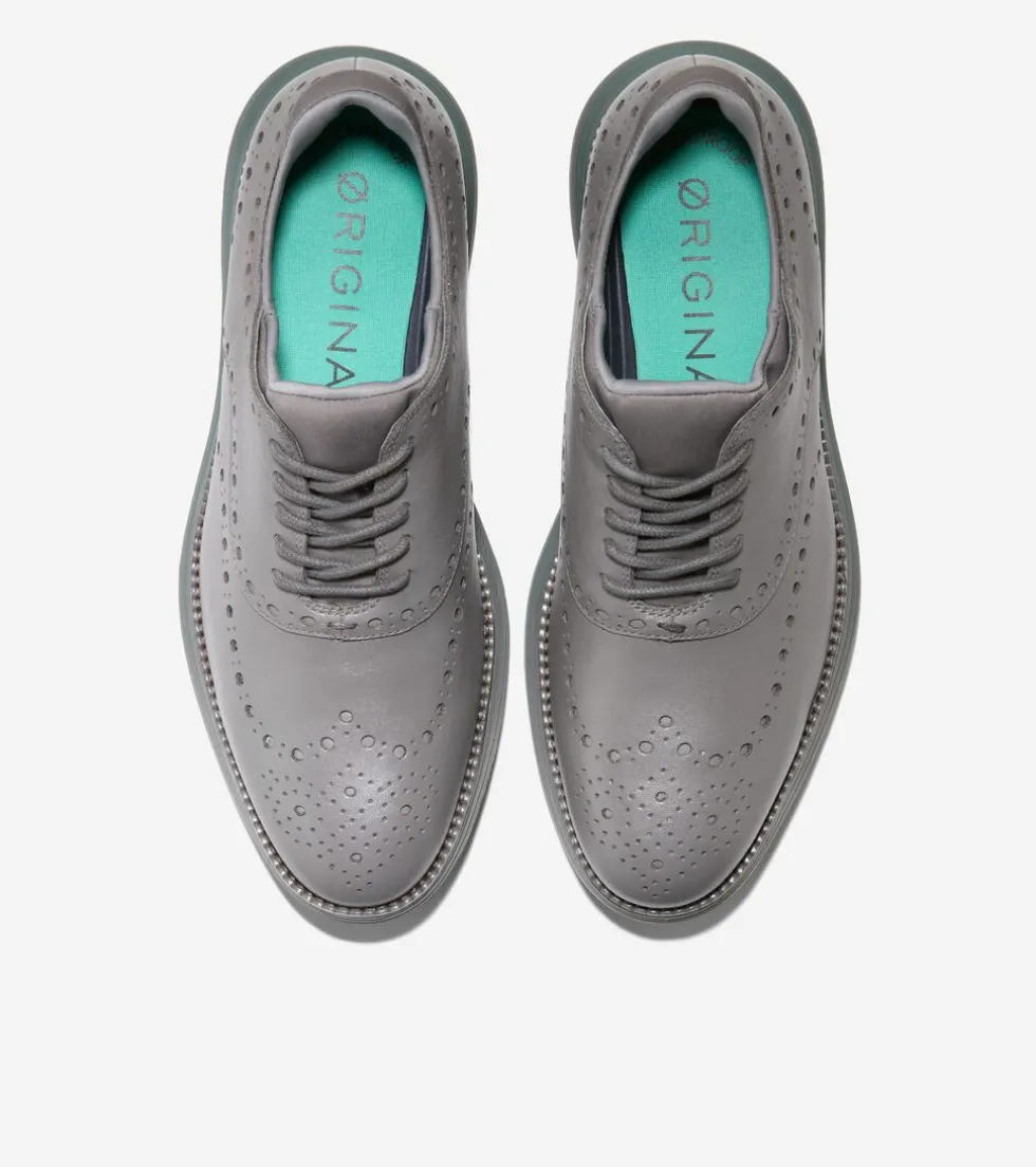mens_oslashriginalgrand_ultra_wingtip_oxfords_3.webp Cole Haan Dress Shoes | Oxfords*Men's ØriginalGrand Ultra Wingtip Oxfords DecemberSky-Pavement-Atlantic