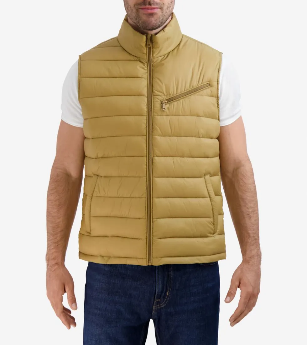 Cole Haan Vests | Outerwear*Men's Quilted Vest Sand