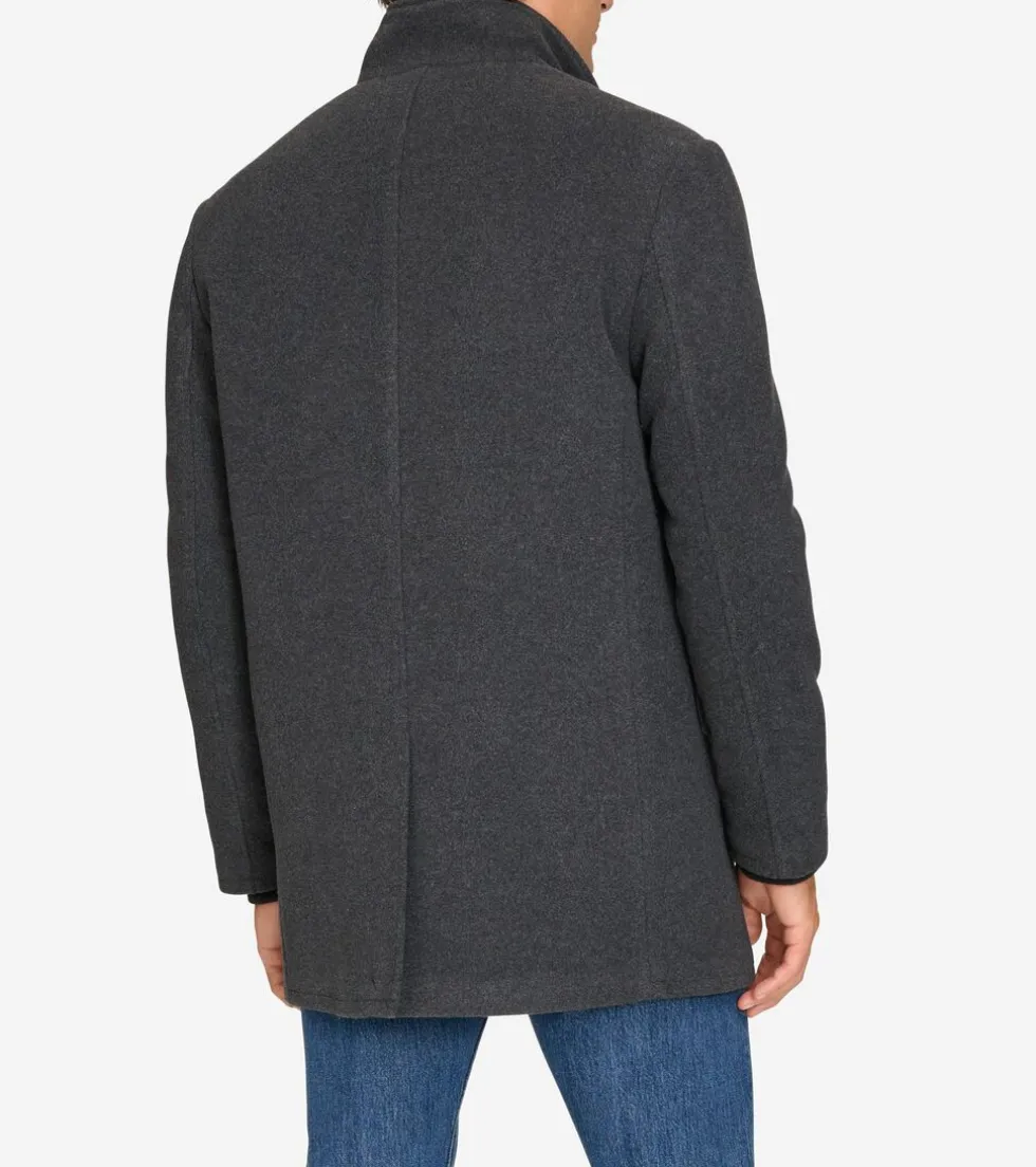 Cole Haan Wool Coats | Car Coats & Blazers*Men's Stand Collar Car Coat Charcoal