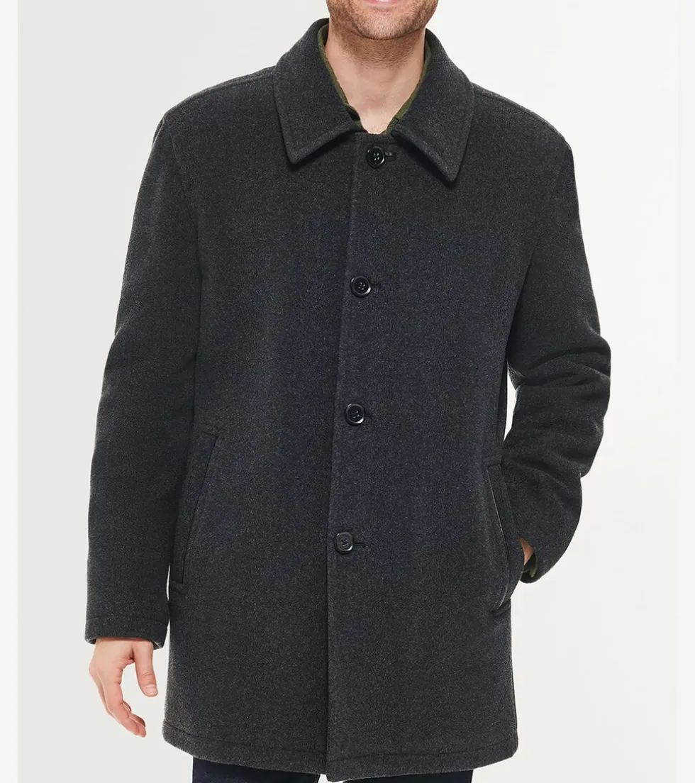 Cole Haan Wool Coats | Car Coats & Blazers*Men's Wool Car Coat Charcoal