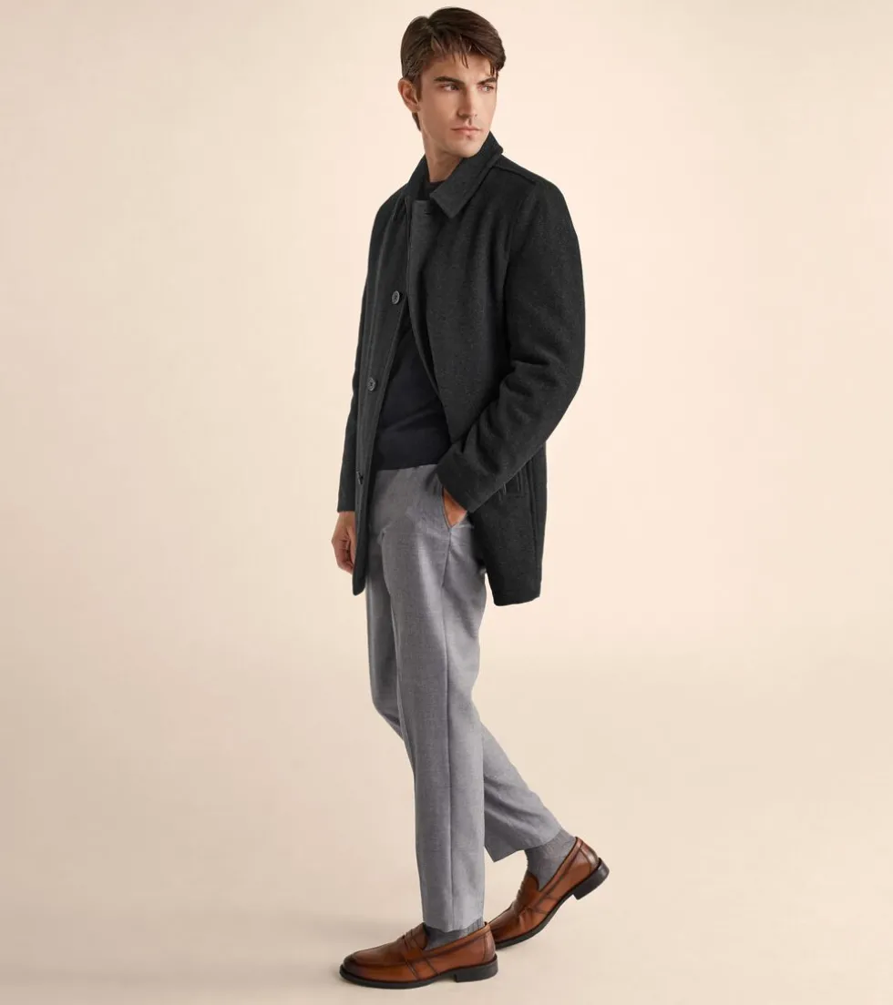 Cole Haan Wool Coats | Car Coats & Blazers*Men's Wool Car Coat Charcoal
