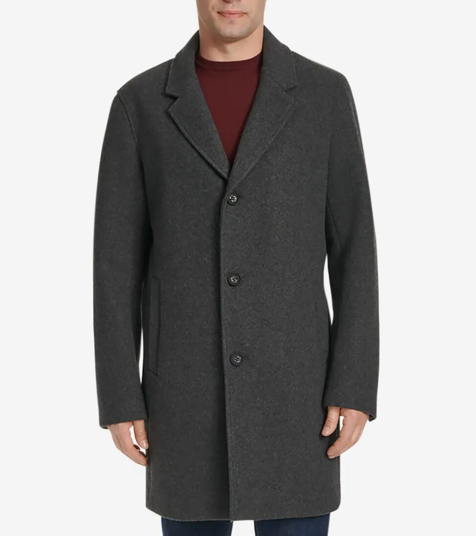 Cole Haan Wool Coats | Car Coats & Blazers*Men's Wool Top Coat Charcoal