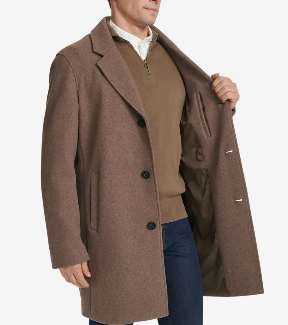 mens_wool_top_coat_2-1.webp Cole Haan Wool Coats | Car Coats & Blazers*Men's Wool Top Coat Mushroom