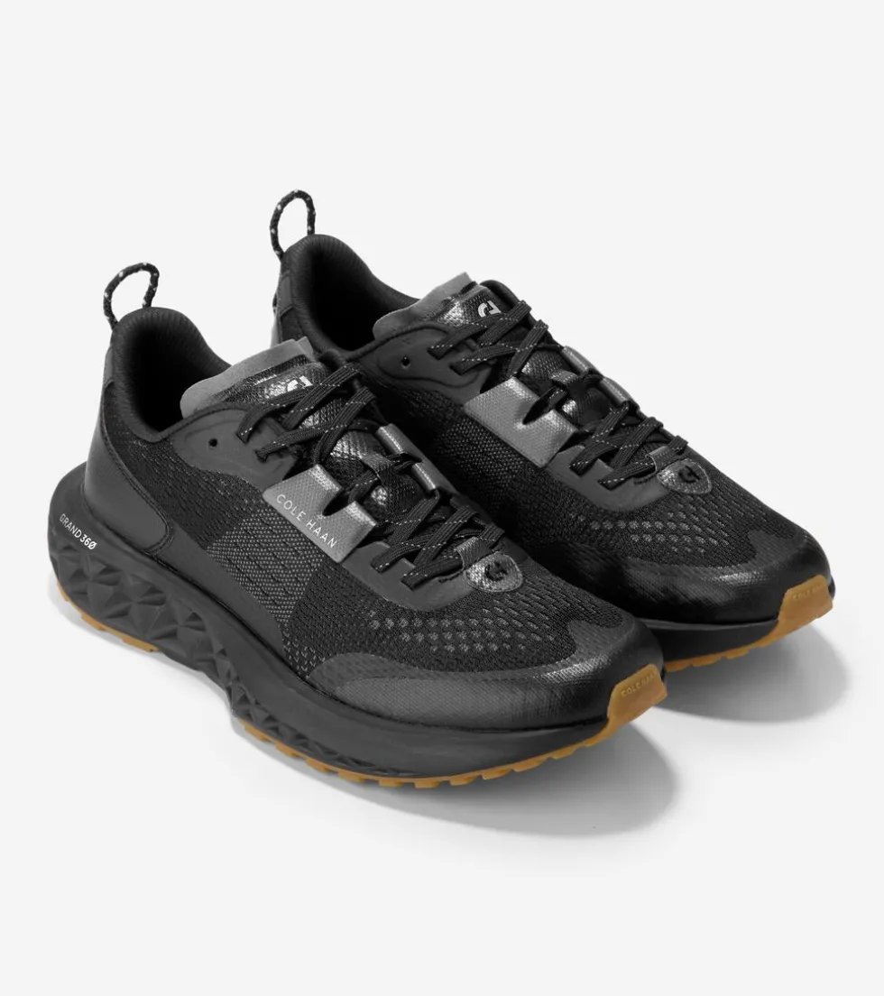 mens_zeroslashgrand_outpace_iii_allterrain_running_shoes_4.webp Cole Haan Sneakers | Running Shoes*Men's ZERØGRAND Outpace III All-Terrain Running Shoes Black-GrayPinstripe