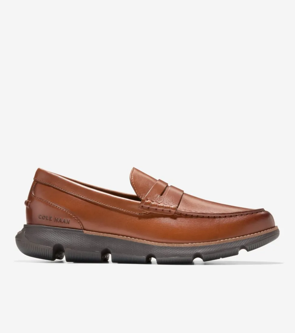 Cole Haan Extended Sizes & Widths | Loafers & Drivers*Men's 4.ZERØGRAND Penny Loafers BritishTan-Chocolate-Black