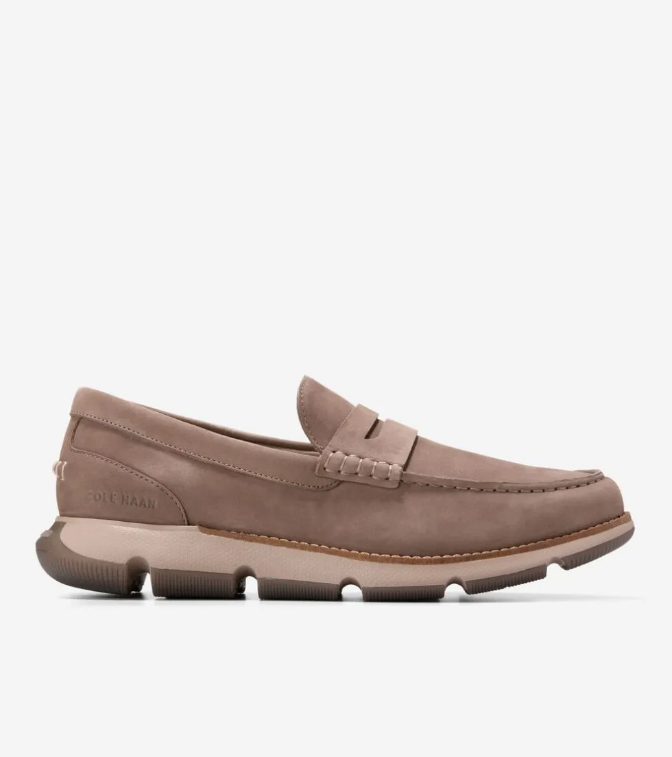 Cole Haan Extended Sizes & Widths | Loafers & Drivers*Men's 4.ZERØGRAND Penny Loafers LavaNubuck-IrishCoffee-Lava