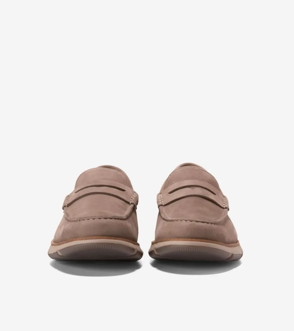 Cole Haan Extended Sizes & Widths | Loafers & Drivers*Men's 4.ZERØGRAND Penny Loafers LavaNubuck-IrishCoffee-Lava