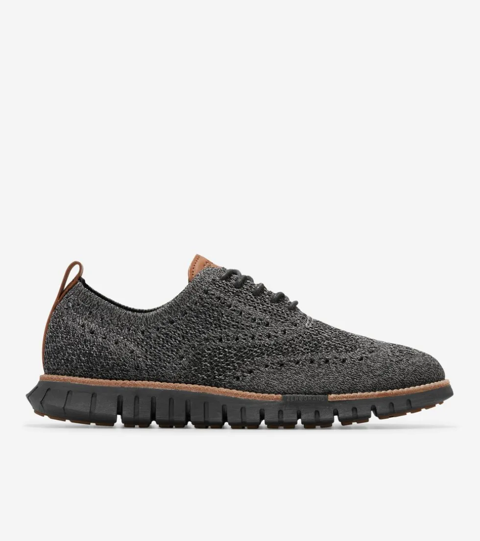 Cole Haan Dress Shoes | Oxfords*Men's ZERØGRAND Remastered Stitchlite™ Wingtip Oxfords MagnetGrayStitchlite™-Black