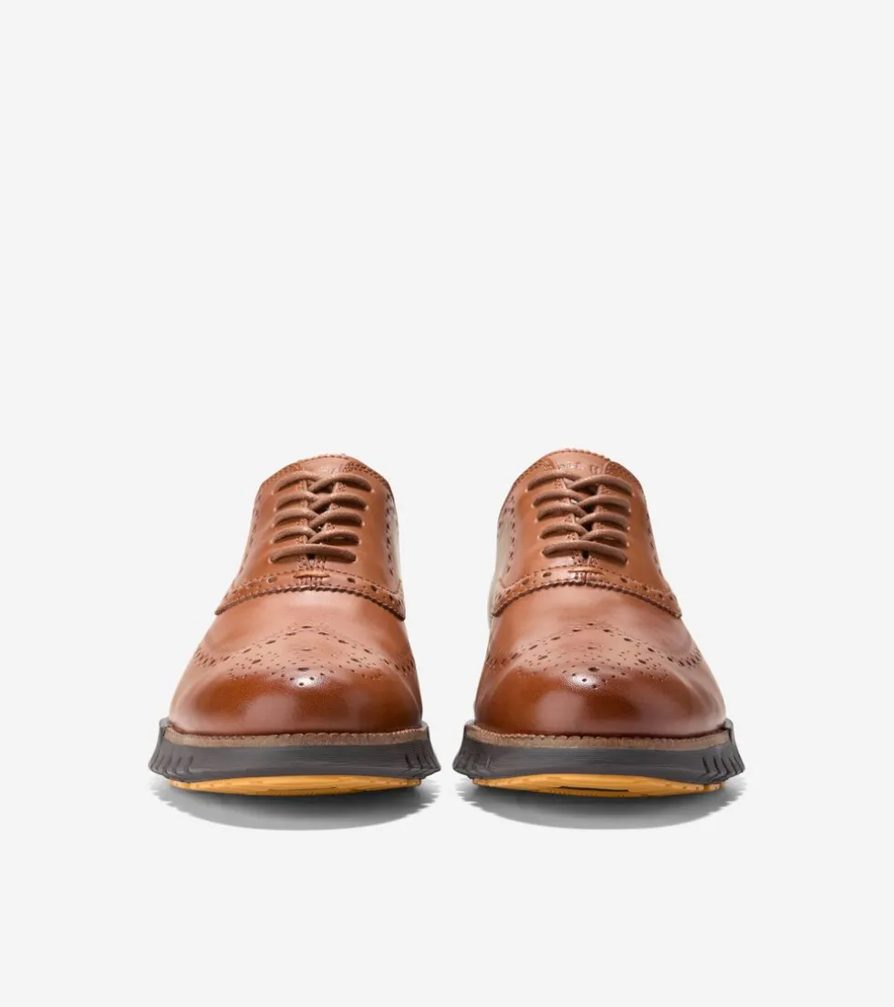 Cole Haan Extended Sizes & Widths | Dress Shoes*Men's ZERØGRAND Remastered Wingtip Oxfords BritishTan-Java