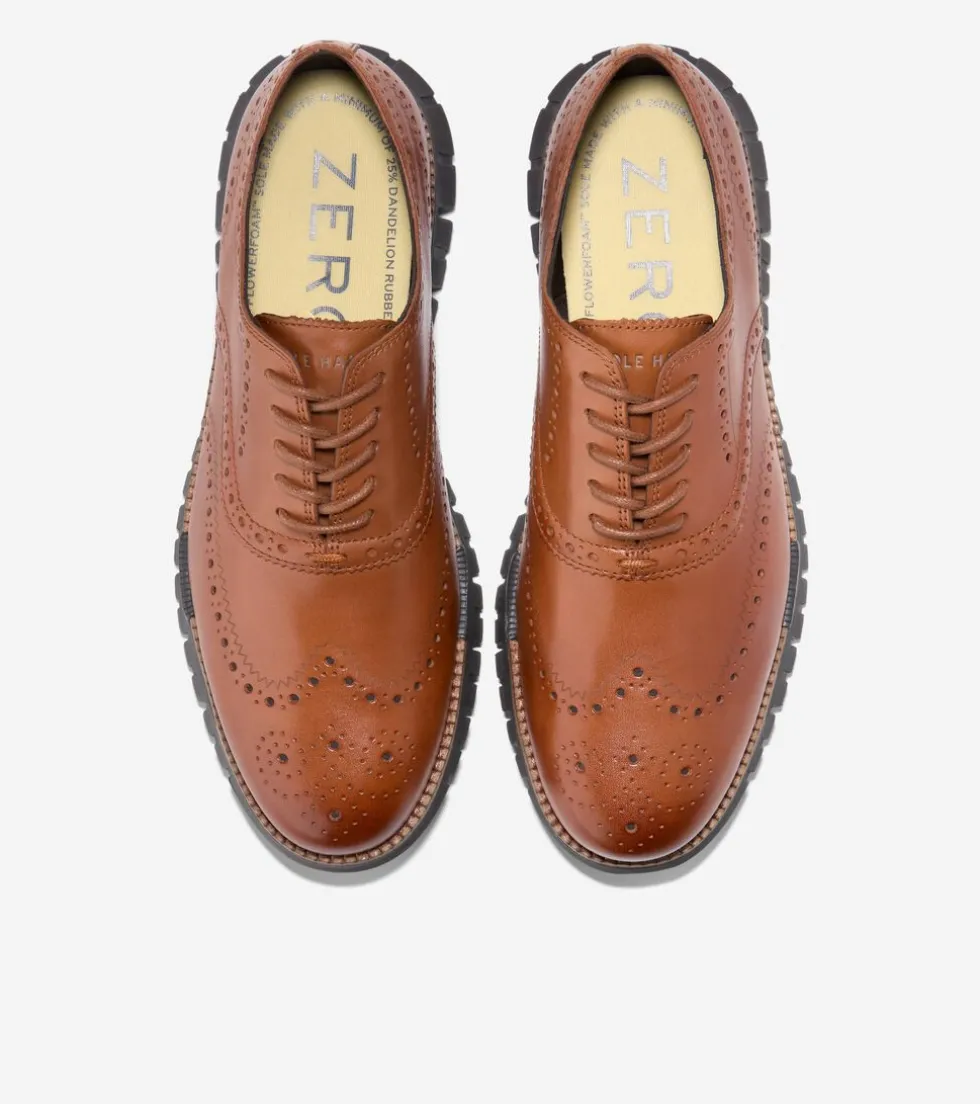 mens_zeroslashgrand_remastered_wingtip_oxfords_3-4.webp Cole Haan Extended Sizes & Widths | Dress Shoes*Men's ZERØGRAND Remastered Wingtip Oxfords BritishTan-Java