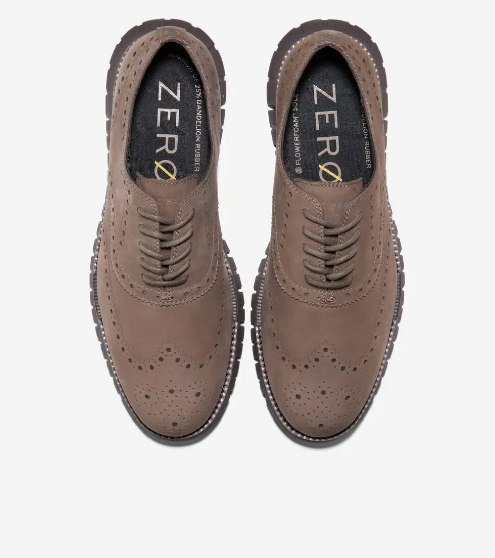mens_zeroslashgrand_remastered_wingtip_oxfords_3-5.webp Cole Haan Extended Sizes & Widths | Oxfords*Men's ZERØGRAND Remastered Wingtip Oxfords Lava-Truffle-Chocolate