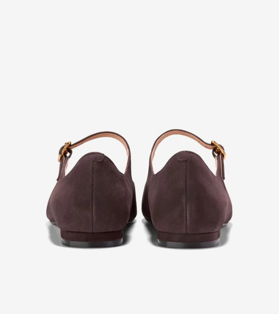 womens_bridge_mary_jane_ballet_flats_2-2.webp Cole Haan Dress Shoes | Flats & Ballets*Women's Bridge Mary Jane Ballet Flats Chocolate