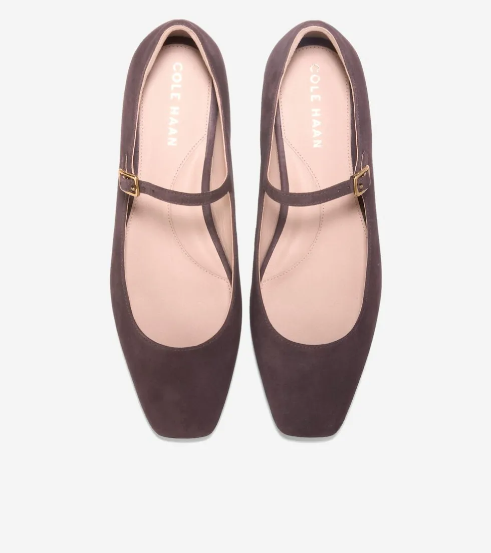 womens_bridge_mary_jane_ballet_flats_3-2.webp Cole Haan Dress Shoes | Flats & Ballets*Women's Bridge Mary Jane Ballet Flats Chocolate