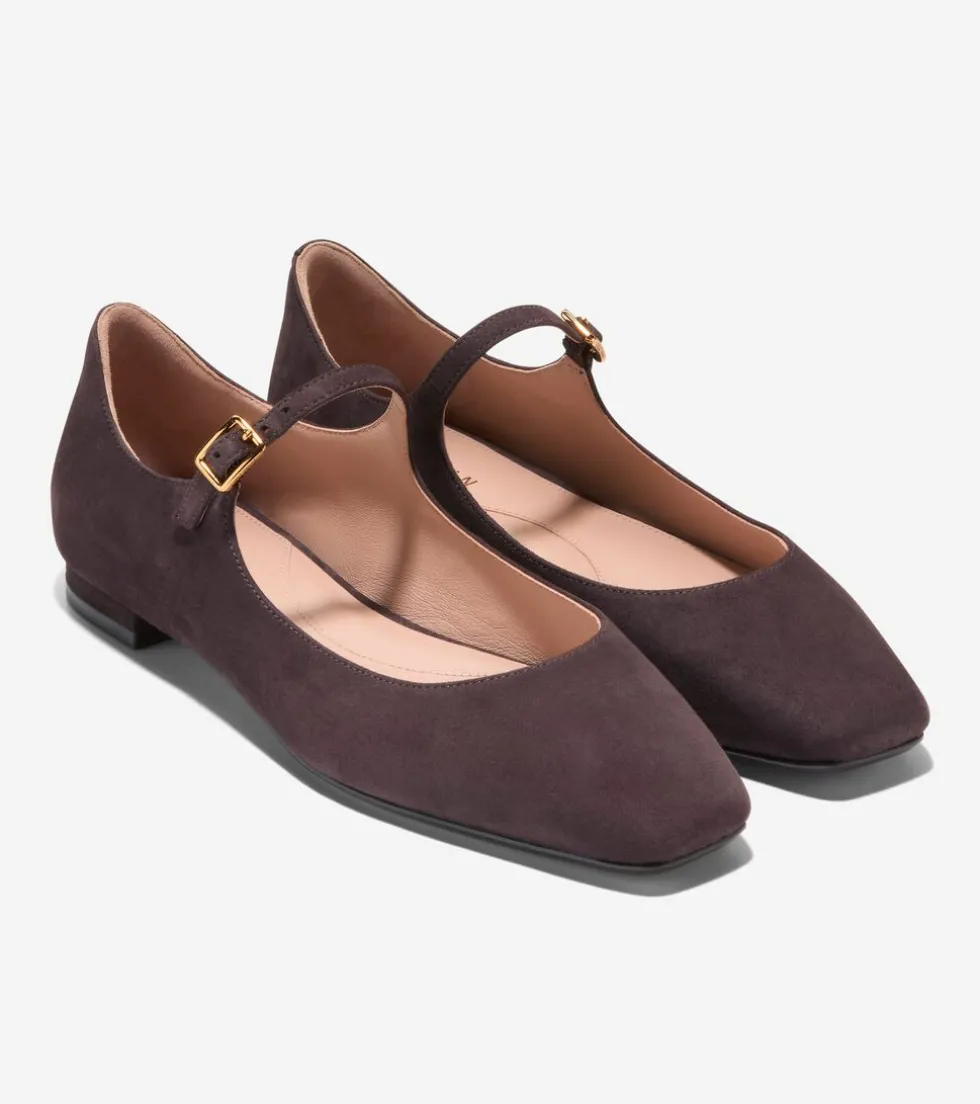 womens_bridge_mary_jane_ballet_flats_4-2.webp Cole Haan Dress Shoes | Flats & Ballets*Women's Bridge Mary Jane Ballet Flats Chocolate