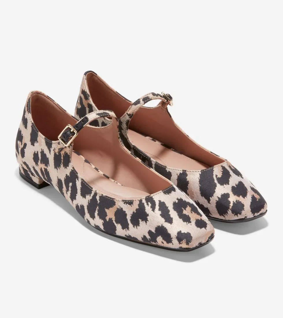 womens_bridge_mary_jane_ballet_flats_5.webp Cole Haan Dress Shoes | Flats & Ballets*Women's Bridge Mary Jane Ballet Flats LeopardPrintJacquard