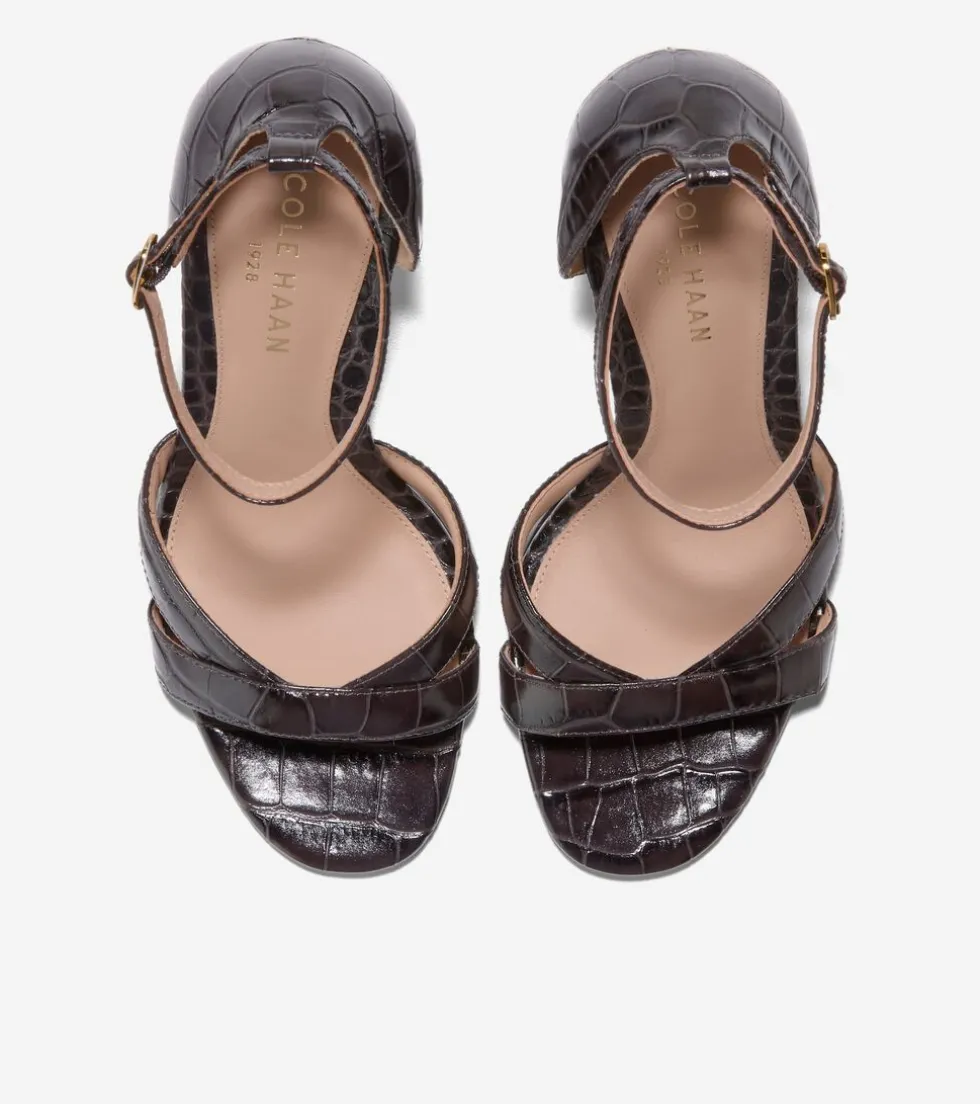 womens_christena_heeled_sandals_3.webp Cole Haan Dress Shoes | Heels & Pumps*Women's Christena Heeled Sandals ChocolateCrocPrint