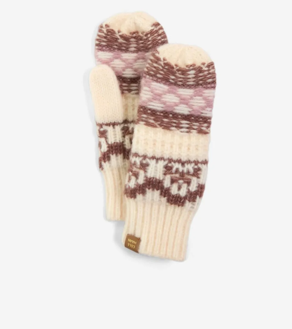 Cole Haan Hats, Gloves, & Scarves | Hats, Gloves, & Scarves*Women's Fair Isle Mittens Natural