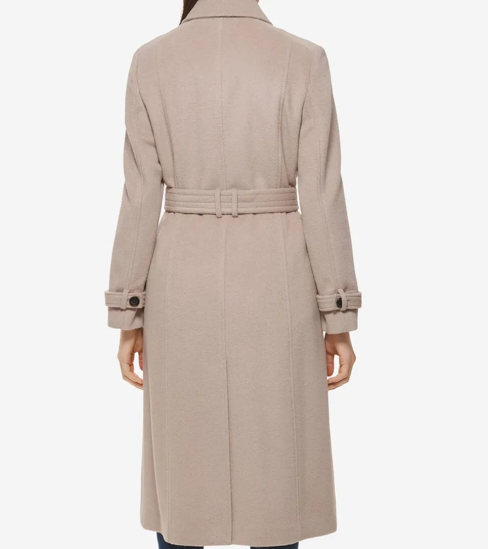 womens_flared_trench_coat_2.webp Cole Haan Wool Coats | Trench Coats*Women's Flared Trench Coat Stone
