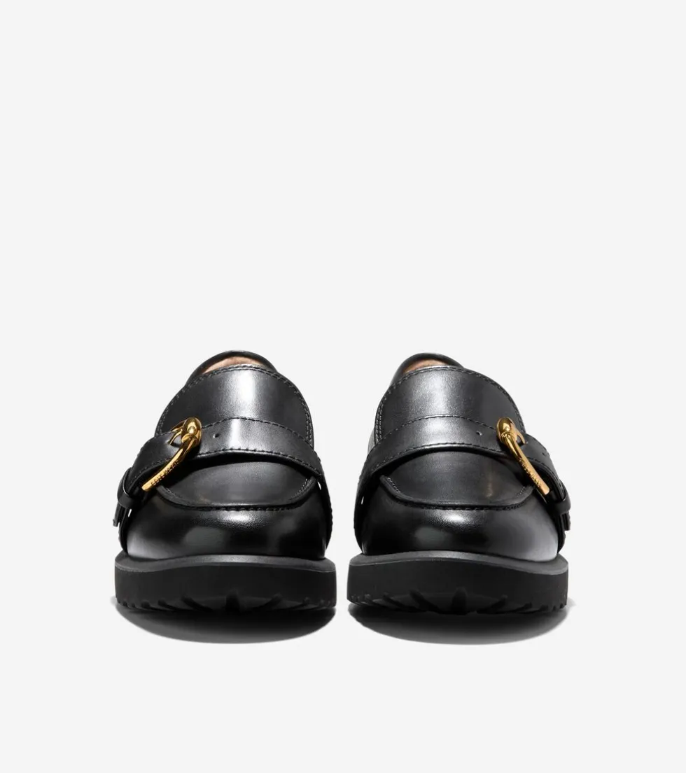 womens_giana_buckle_loafers_2-3.webp Cole Haan Dress Shoes | Loafers & Drivers*Women's Giana Buckle Loafers Black