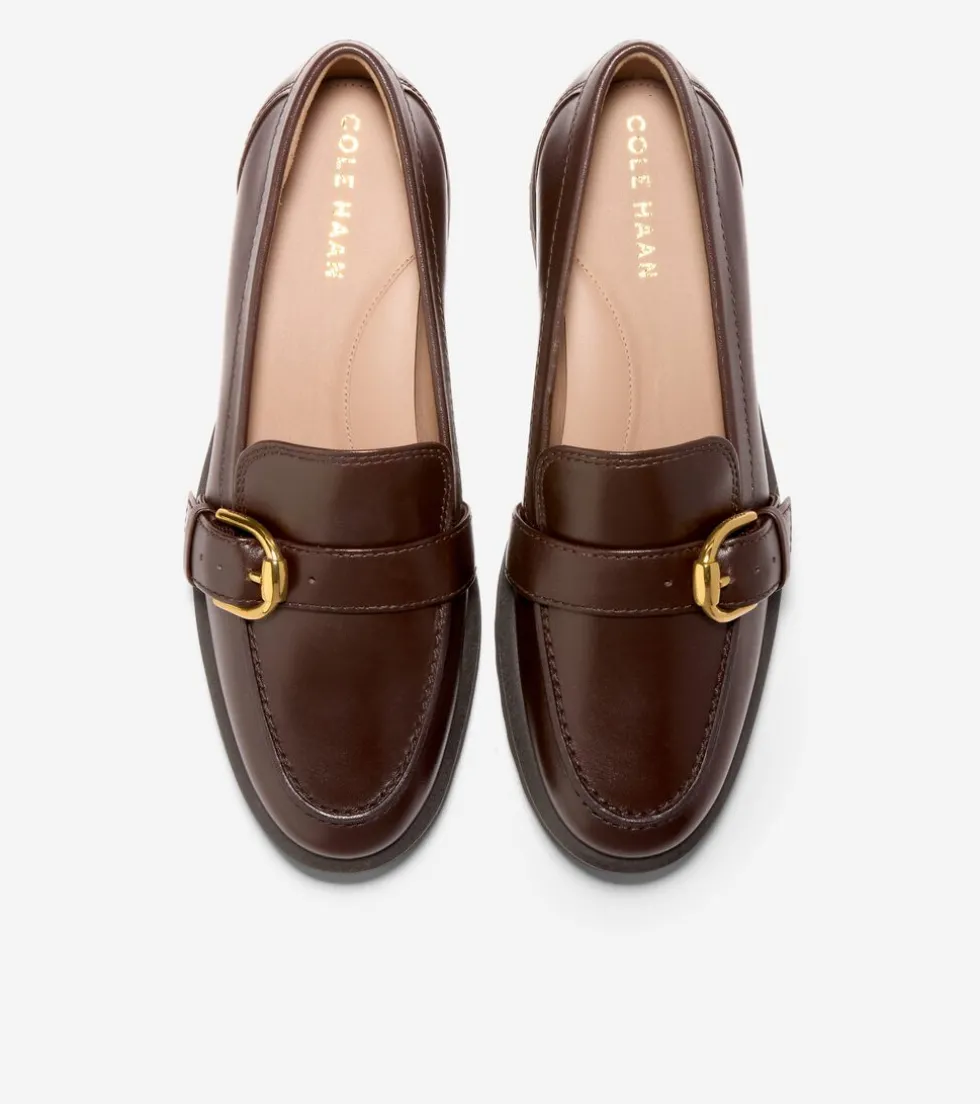 womens_giana_buckle_loafers_3.webp Cole Haan Loafers & Drivers*Women's Giana Buckle Loafers Chocolate
