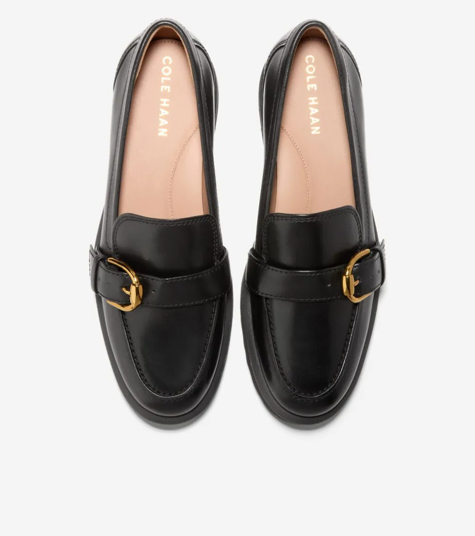 womens_giana_buckle_loafers_4-3.webp Cole Haan Dress Shoes | Loafers & Drivers*Women's Giana Buckle Loafers Black