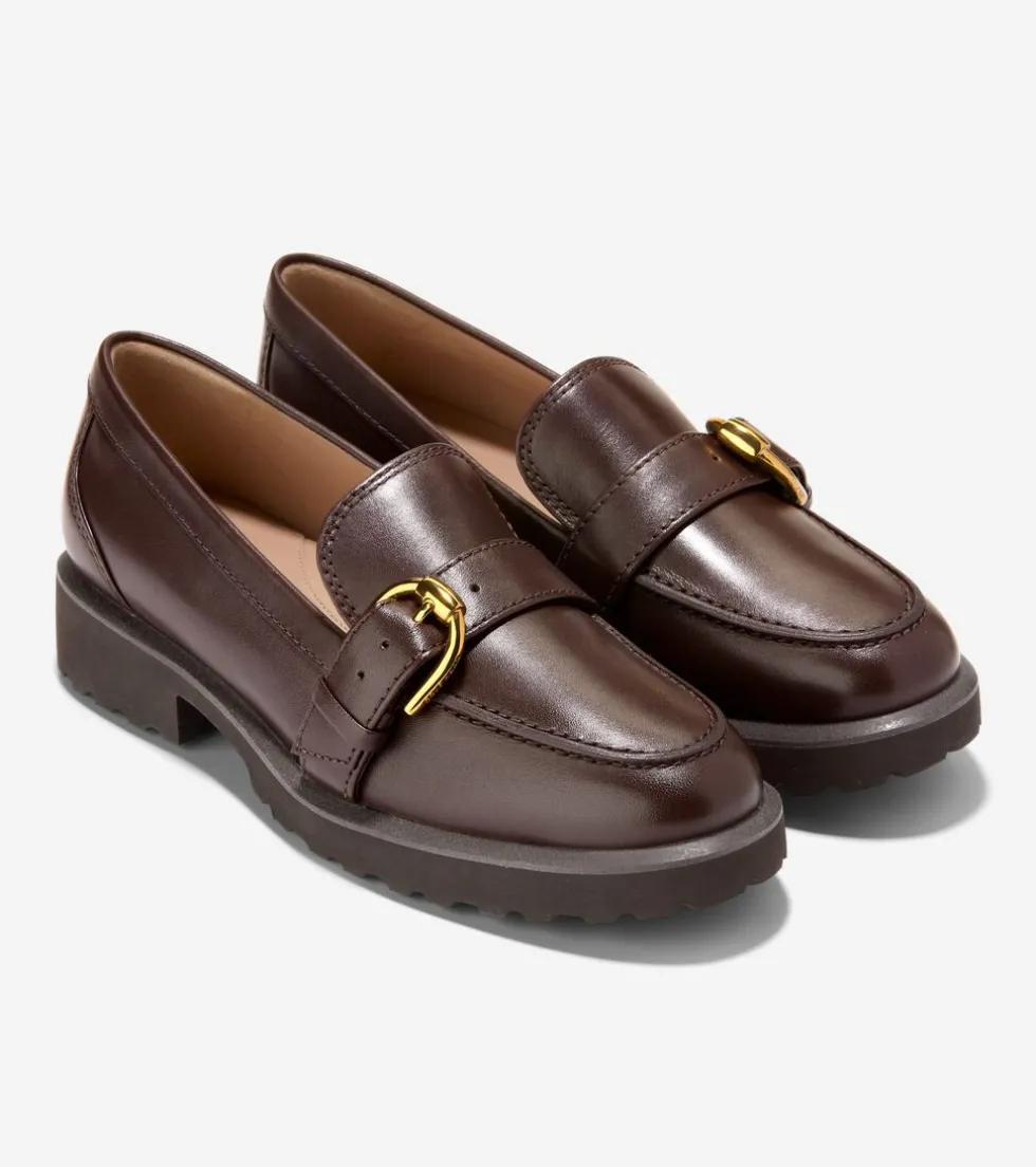 womens_giana_buckle_loafers_4.webp Cole Haan Loafers & Drivers*Women's Giana Buckle Loafers Chocolate
