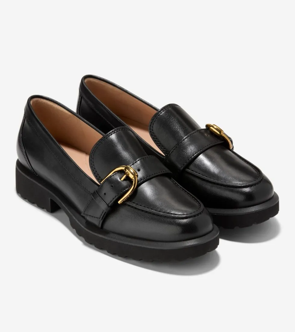 womens_giana_buckle_loafers_5-3.webp Cole Haan Dress Shoes | Loafers & Drivers*Women's Giana Buckle Loafers Black