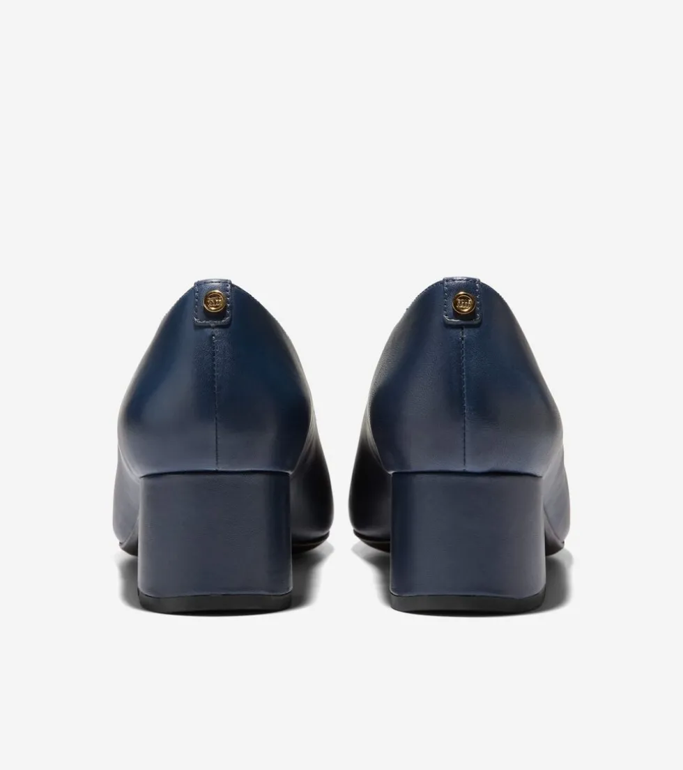 womens_goto_block_heel_pumps_mm_2-1.webp Cole Haan Dress Shoes | Heels & Pumps*Women's Go-To Block Heel Pumps 45MM NavyBlazer-BlackPatent