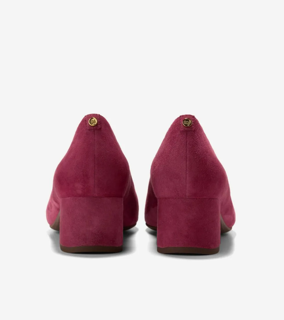 womens_goto_block_heel_pumps_mm_2.webp Cole Haan Dress Shoes | Heels & Pumps*Women's Go-To Block Heel Pumps 45MM BlackCherryPatent