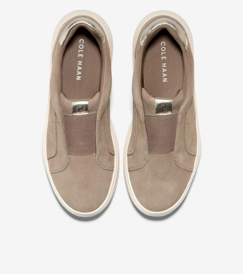 womens_grandproslash_demi_slipon_sneakers_3-2.webp Cole Haan Sneakers*Women's GrandPrø Demi Slip-On Sneakers IrishCoffee-Ivory