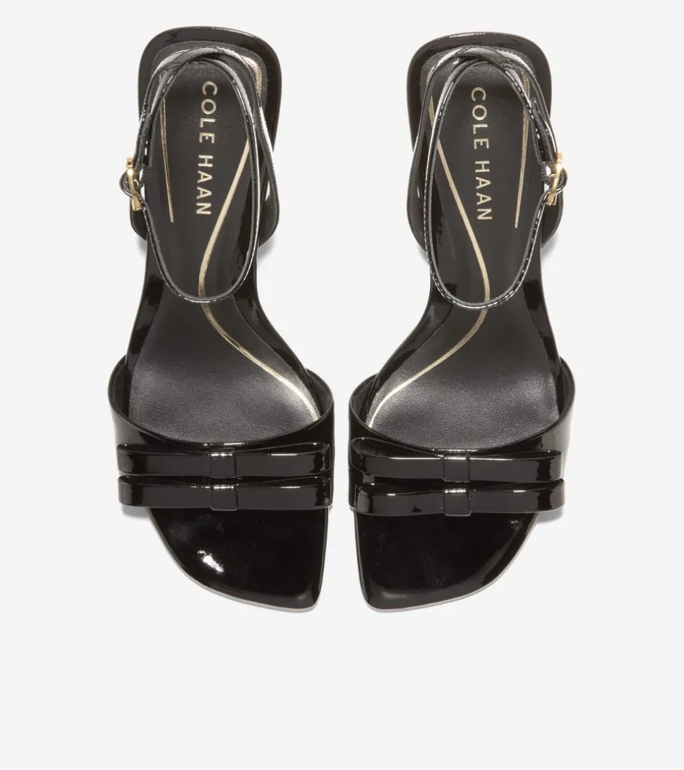 womens_noella_bow_sandals_3.webp Cole Haan Sandals | Dress Shoes*Women's Noella Bow Sandals BlackPatent